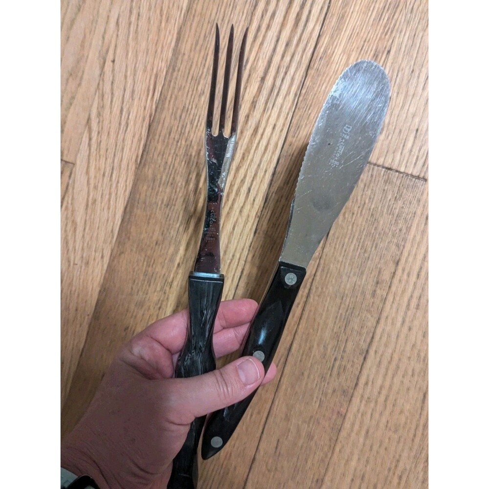 Cutco 1768 Spatula Spreader & 1990 Turning Fork Set - Made in USA